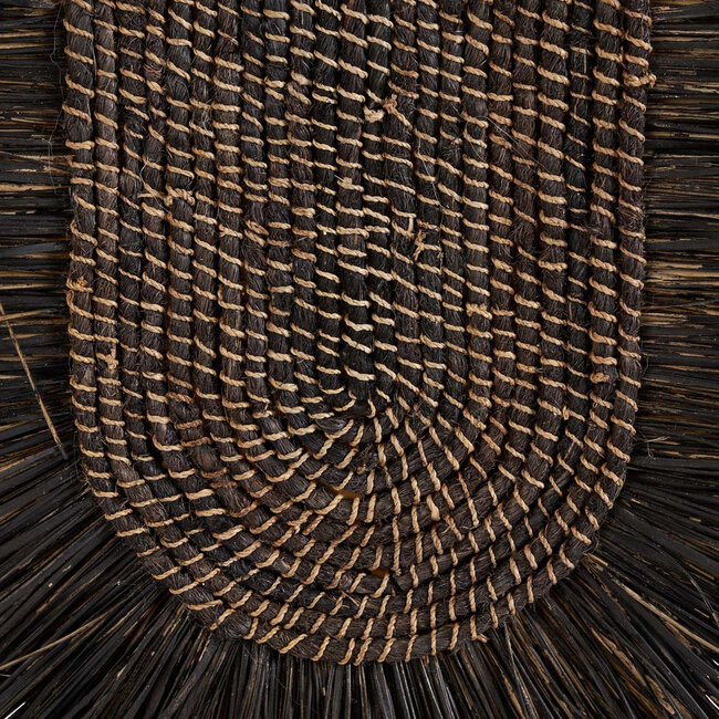 De Dada Wanddecoratie - 74x5x87 cm - Zwart - Gras