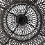 Hanglamp Rotan Zwart Rond M - Bubble
