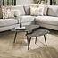 PS-Collection Salontafel Set van 2 Keramiek Niervormig - Fossil