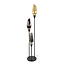 Vloerlamp Amber Koper Chroom Glas 3-Lichts  - Cocoon