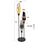 Vloerlamp Amber Koper Chroom Glas 3-Lichts XL - Cocoon