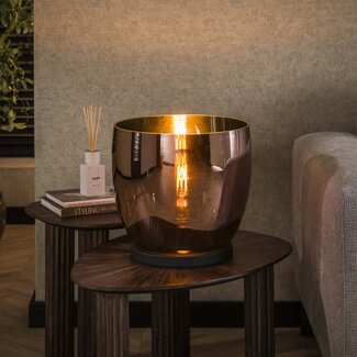 PS-Collection Vloerlamp Koper Glas XL 1 Lichtpunt - UP