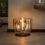 UP XXL Vloerlamp - 48x48x41cm - Amberkleur Glas - Metaal