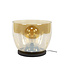 Vloerlamp Amber Glas XXL 1 Lichtpunt - UP