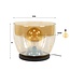 Vloerlamp Koper Glas XXL 1 Lichtpunt - UP