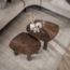 Salontafel Set van 2 Teakhout Espresso - Maya