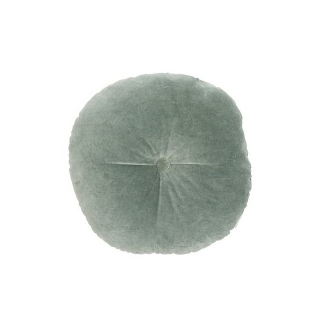 Sierkussen Rond - Ø50 cm -  Oud Groen - Fluweel
