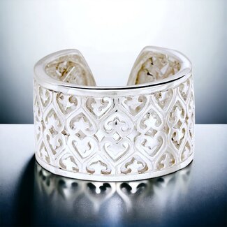 925 Zilveren Ring - Verstelbaar - Sieraad in Oosterse Stijl