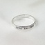 Geniet van het Leven Ring - 925 Sterling Zilver met Gravure