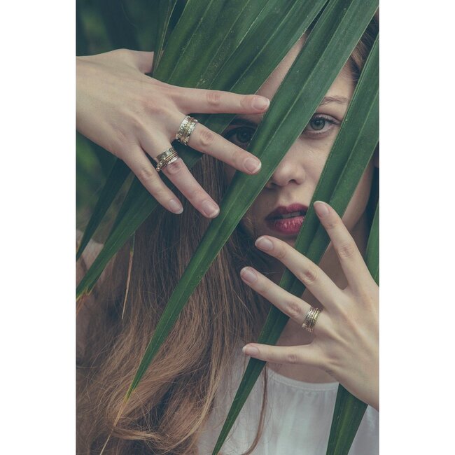 925 Zilveren Meditatiering - Draairing tegen Stress & Onrust