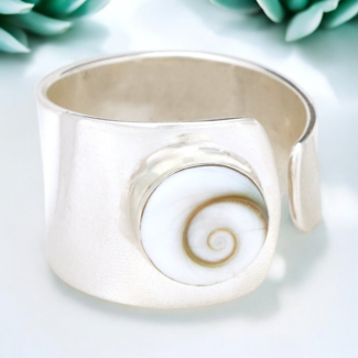 Ring Shiva Oog - 925 Zilver Verstelbaar