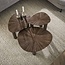 PS-Collection Maya Salontafel Set van 3 Driehoekig - 76x61x38 cm - Bruin - Teak