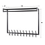 Roede 20 Haaks Kapstok - 100x27x80cm - Donkergrijs - Metaal