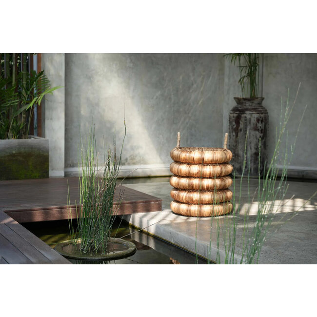 Chunky Mand - Waterhyacint - Naturel - 44x44x65 cm