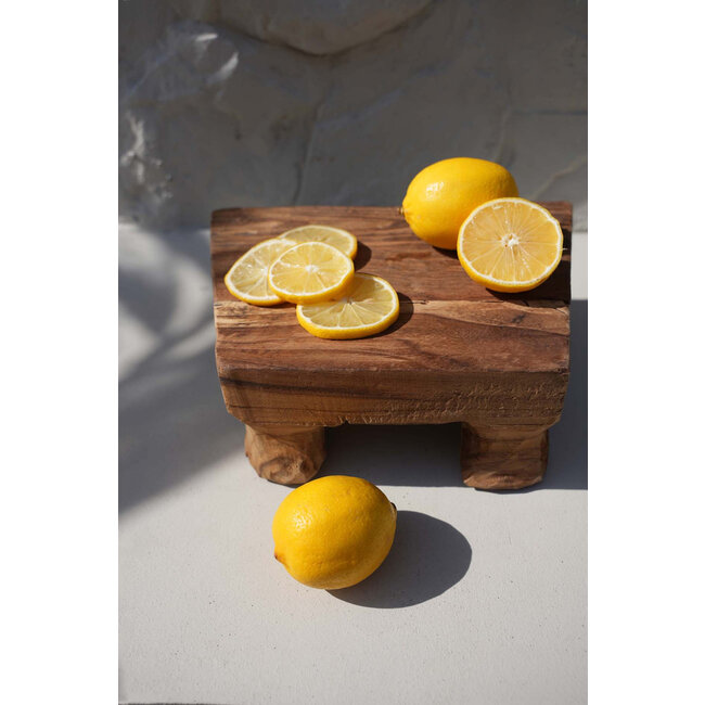 Serveerschaal - Teakhout - Naturel - 30x20 cm