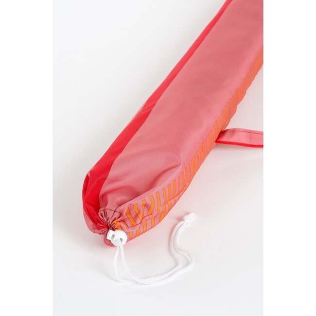 Strandparasol Lichtroze Gestreept - Ø160x180 cm