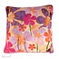 Imbarro Sierkussen Flowers Kiran - Velours - Multi/Paars - 50x50 cm