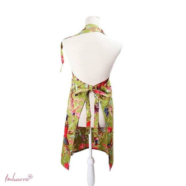 Keukenschort Paradise Moss - One Size - Groen - Katoen