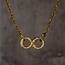 Infinity Ketting - Brons - Vintage sieraden