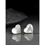 Hart Oorknopjes - 925 Zilver - Parelmoer Oorbellen