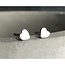 Hartjes Oorknopjes - 925 Zilver - Mini Zilveren Oorbellen