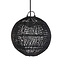Hanglamp Bubble - Ø30cm - Zwart - Rotan