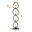 PS-Collection Vloerlamp 4L Pebble - Zwart - Metaal - 40x20x165 cm