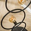 Vloerlamp Artic Zwart Metaal 3 Lichtpunten - Loop