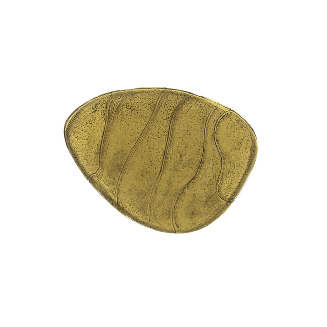 Salontafel Antiek Goud Glas Aluminium Eclipse S