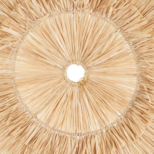 Wanddecoratie Sehseh Rond - Sisal - Naturel - Ø85 cm