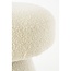 Poef - Off White - Bouclé - Ø49 x 46 cm