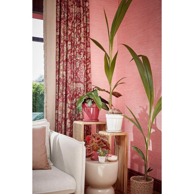 Bijzettafel - Keramiek - Beige - Ø35 x 45 cm