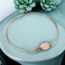 Rozenkwarts Bangle - Roséverguld - Edelsteen Sieraad