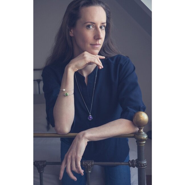 Armbanden Set - IJslands Mos & Zoetwaterparel - Verzilverd