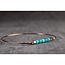 Turquoise Edelsteen Bangle - Rosé Goud/Zilver/Goud