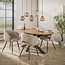 Hanglamp Smoke Bruin Glas 5 Lichtpunten - Stripe