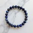 Lapis Lazuli Edelsteenarmband 8 mm - 19 cm Heren/Dames
