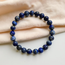 Lapis Lazuli Edelsteenarmband 8 mm - 19 cm Heren/Dames