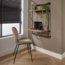 Wandplank-Wandbureau Desk Air Solid - Acaciahout-Metaal