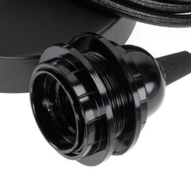Lampfitting voor Plafond - Zwart - 1 Fitting