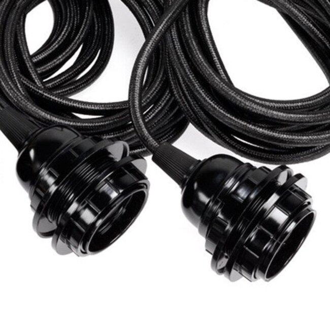 Lampfitting voor Plafond - Zwart - 3 Fittings