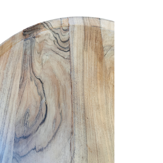 PS-Collection Ronde Voet Salontafel - Tweede Kans - Acaciahout - Naturel