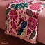 Plaid Maye - Velvet - Roze - Bloemendessin