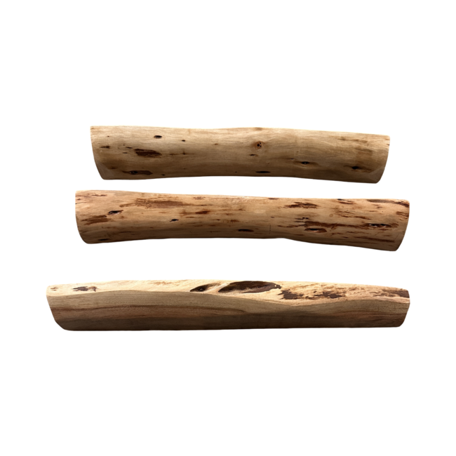 Wandschap Acaciahout Naturel Edge Set Van 3