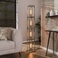 PS-Collection Vloerlamp Beige Metaal 4 Lichtpunten - Quadra