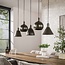 Hanglamp Sienna Bruin Metaal 5 Lichtpunten - Metallo