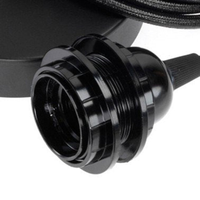 Lampfitting voor Plafond - Zwart - 1 Fitting