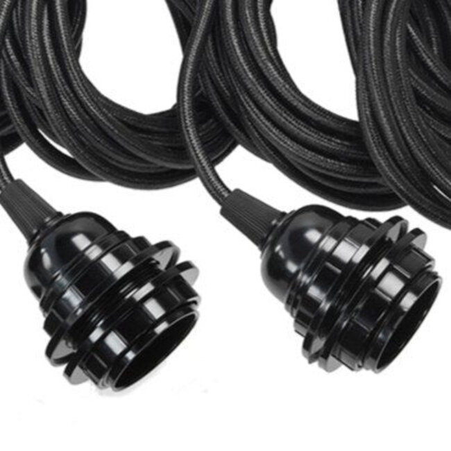 Lampfitting voor Plafond - Zwart - 5 Fittings