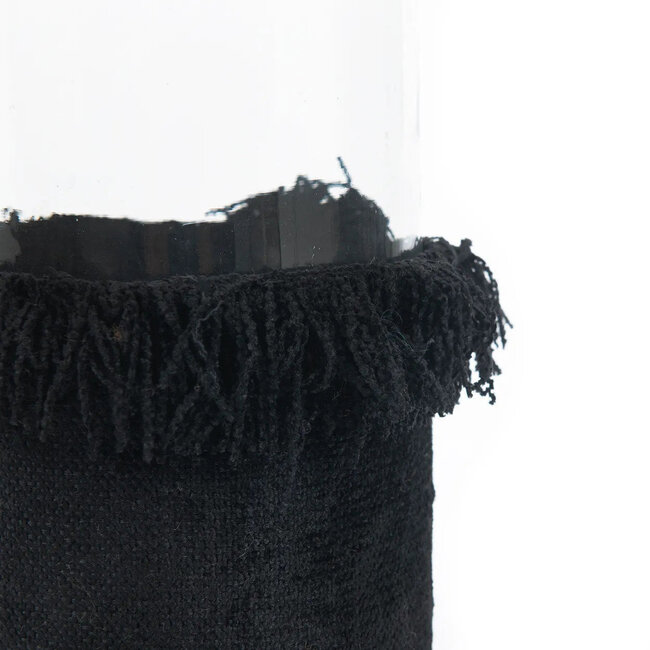 Kaarsenhouder - Zwart Velvet - XXL