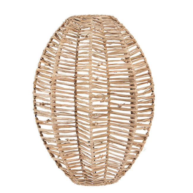 Boho Wandlamp - Raffia - Naturel - 15x30x40 cm